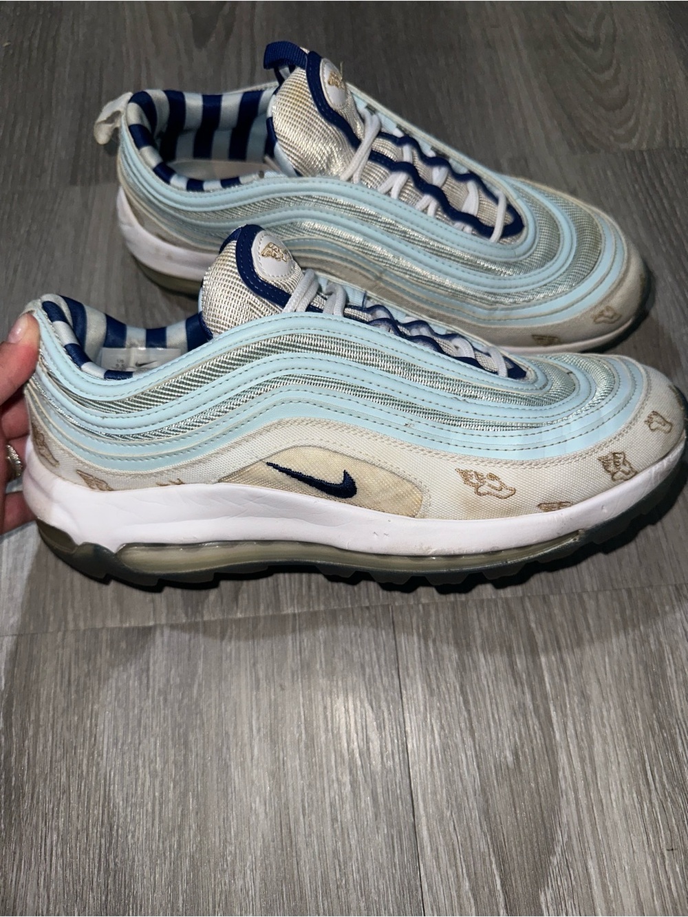 Nike Air Max 97 Golf NRG White Blue Women’s 9.5 CK1220-100